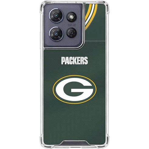 NFL Green Bay Packers Team Jersey Moto G Play 5G (2025) Clear Case